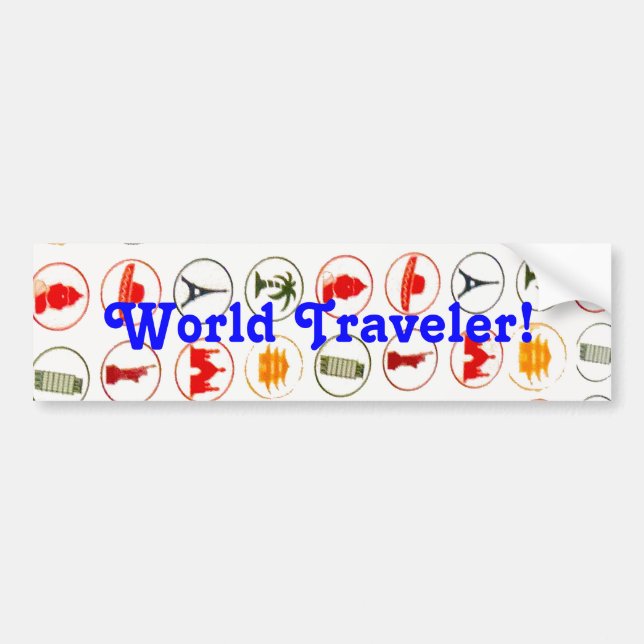 Bumper Sticker Traveler (Front)