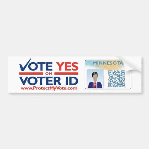 Bumper Sticker _ Vote YES on Voter ID
