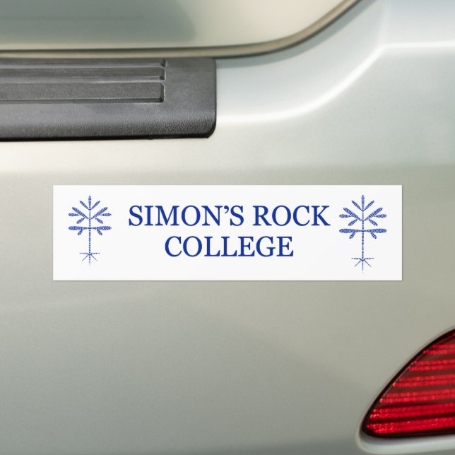 Bumper Sticker with Blue SRC & Sapling (On Car)