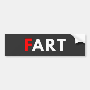 Bumper Sticker with F ART Logo