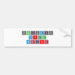 Periodic Table Writer  Bumper Stickers