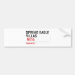 spread eagle  villas   Bumper Stickers
