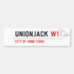 UnionJack  Bumper Stickers