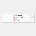 Your Name  C̶̲̥̅̊ãP̶̲̥̅̊t̶̲̥̅̊âíń   Bumper Stickers