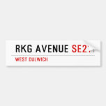 RKG Avenue  Bumper Stickers