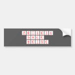 Periodic
 Table
 Writer  Bumper Stickers