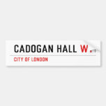 Cadogan Hall  Bumper Stickers