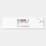 31Bin  Bumper Stickers