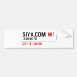 SIYA.COM  Bumper Stickers