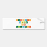 periodic 
 table 
 of 
 elements  Bumper Stickers