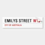 Emilys Street  Bumper Stickers