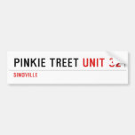Pinkie treet  Bumper Stickers