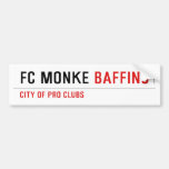 FC Monke  Bumper Stickers