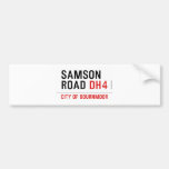 SAMSON  ROAD  Bumper Stickers