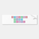 Periodic
 Table
 Writer  Bumper Stickers