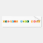 Periodic Table Search  Bumper Stickers