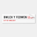 Bwlch Y Fedwen  Bumper Stickers