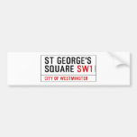 St George's  Square  Bumper Stickers
