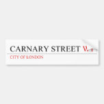 Carnary street  Bumper Stickers