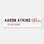 Aaron atkins  Bumper Stickers