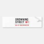 Drowning  street  Bumper Stickers