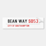 Bean Way  Bumper Stickers