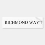 Richmond way  Bumper Stickers