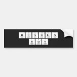 hussien
 hasn  Bumper Stickers