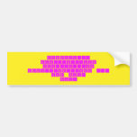 Excercise... Exc...er...cise Exs...ar...sise Eggs...are...sides ... For bacon! BACON!  Bumper Stickers