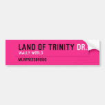 land of trinity  Bumper Stickers