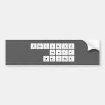 Periodic
 Table
 Writer  Bumper Stickers