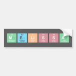 Melissa  Bumper Stickers