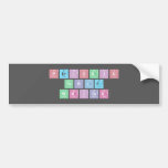 Periodic
 Table
 Writer  Bumper Stickers