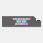Periodic
 Table
 Writer  Bumper Stickers