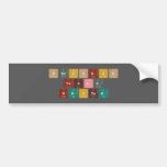 Periodic
 Table
 Writer  Bumper Stickers