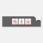 Paula  Bumper Stickers