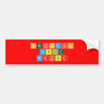 Periodic
 Table
 Writer  Bumper Stickers