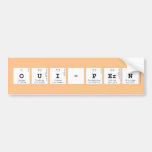 OUI-PERN  Bumper Stickers