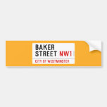 Baker Street  Bumper Stickers