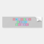 Periodic
 Table
 Writer  Bumper Stickers