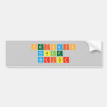Periodic
 Table
 Writer  Bumper Stickers