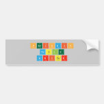 Periodic
 Table
 Writer  Bumper Stickers