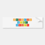 Periodic
 Table
 Writer  Bumper Stickers