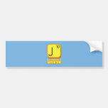 J
 JENNIFER'S
 PHONE  Bumper Stickers