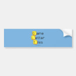 Game
 Letter
 Tiles  Bumper Stickers