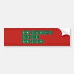 Periodic
 Table
 Writer  Bumper Stickers