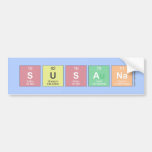 susana  Bumper Stickers
