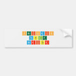 Periodic
 Table
 Writer  Bumper Stickers