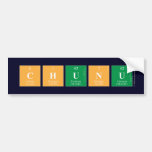 CHUNU  Bumper Stickers