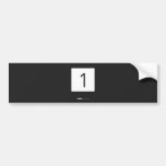 1   Bumper Stickers